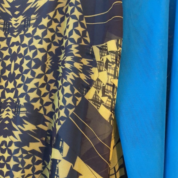 🦋 dianaira Silk open lightweight abstract print open front over blouse/Jacket - Picture 4 of 14